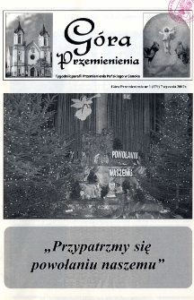 G&oacute;ra Przemienienia, 2007, nr 1