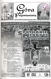 G&oacute;ra Przemienienia, 2011, nr 15