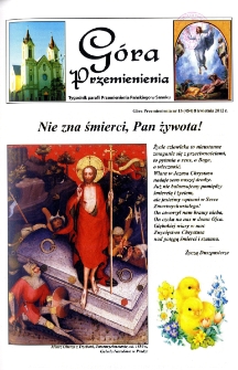 G&oacute;ra Przemienienia, 2012, nr 15