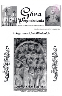G&oacute;ra Przemienienia, 2012, nr 16