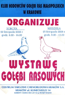 [Wystawa Gołębi Rasowych : Krak&oacute;w, 2008]