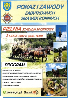 Pokaz i zawody zabytkowych sikawek konnych