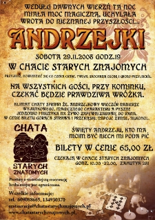 Andrzejki w Chacie Starych Znajomych