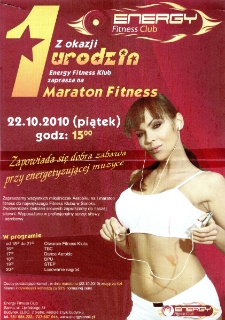 Maraton Fitness z okazji 1. urodzin Energy Fitness Klub