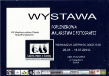 VIII Międzynarodowy Plener Miast Partnerskich : wystawa poplenerowa malarstwa i fotografii