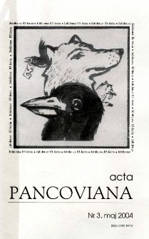 Acta Pancoviana, 2004, t. 3