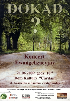 Dokąd? : Koncert Ewangelizacyjny
