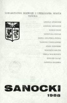 Rocznik Sanocki, 1988
