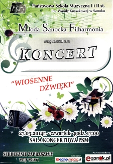 Koncert "Wiosenne Dźwięki"