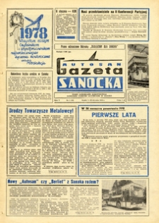 Gazeta Sanocka "Autosan", 1978, nr 1