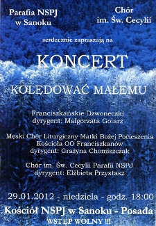 Koncert "Kolędować Małemu"