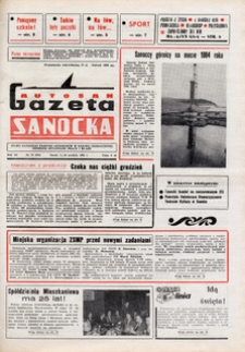 Gazeta Sanocka "Autosan", 1984, nr 34