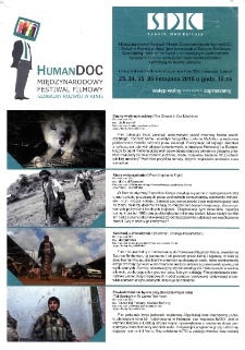 Międzynarodowy Festiwal Film&oacute;w Dokumentalnych HumanDOC "Globalny Rozw&oacute;j w Kinie"