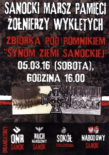 Sanocki Marsz Pamięci Żołnierzy Wyklętych