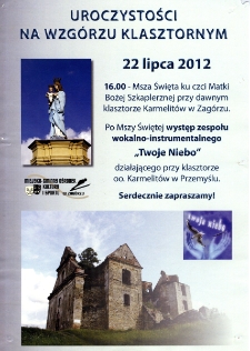 Uroczystości na wzg&oacute;rzu klasztornym