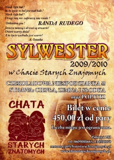 Sylwester 2008/2009 w Chacie Starych Znajomych