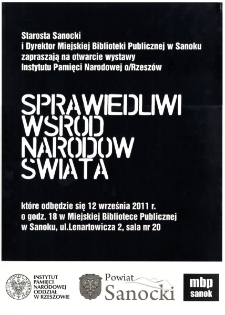 Sprawiedliwi wśr&oacute;d Narod&oacute;w Świata