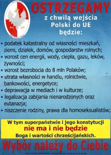 [Plakat Ligi Polskich Rodzin]
