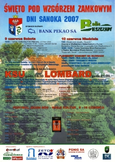 Święto pod wzg&oacute;rzem zamkowym : Dni Sanoka 2007