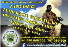 [Plakat] : [Incipit:] Bieszczadzki Poligon Paintballowy zaprasza!!! [...]