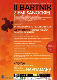II Bartnik Ziemi Sanockiej : Sanockie Święto Pszczelarstwa