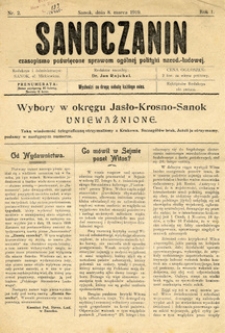 Sanoczanin, 1919, nr 2