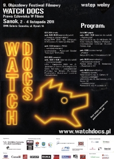 9. Objazdowy Festiwal Filmowy "Watch Docs. Prawa Człowieka W Filmie"