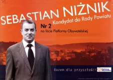 Sebastian Niżnik : Kandydat do Rady Powiatu