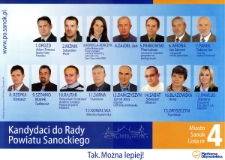 Platforma Obywatelska : Kandydaci do Rady Powiatu Sanockiego : Miasto Sanok