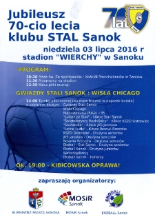 Jubileusz 70-cio lecia klubu Stal Sanok