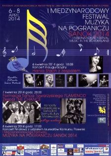 I Międzynarodowy Festiwal "Muzyka na pograniczu" : Sanok 2014 = I International Festival "Music in the borderland" : Sanok 2014