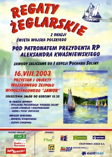 Regaty Żeglarskie z okazji Święta Wojska Polskiego