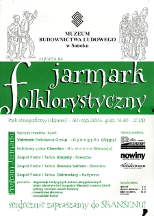 Jarmark Folklorystyczny : 30 maja 2004