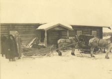 14. [Polowanie na niedźwiedzie w roku 1913 nad jeziorem Onega. Puzyna, G&ouml;tz, Sommaruga. 1913]