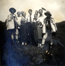 24. Grupy regionalne na Święcie G&oacute;r w Sanoku. 1936