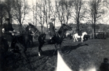 142. [Jeźdźcy na koniach podczas zawod&oacute;w]