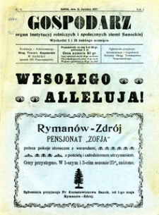 Gospodarz, 1927, nr 6