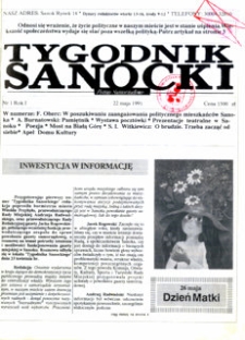 Tygodnik Sanocki, 1991, nr 1