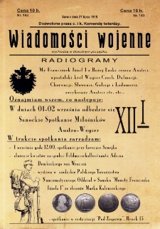 XIII Sanockie Spotkanie Miłośnik&oacute;w Austro-Węgier