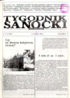 Tygodnik Sanocki, 1991, nr 17