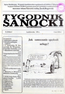 Tygodnik Sanocki, 1991, nr 20