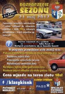 Sanockie klasyki : rozpoczęcie sezonu : 21 maj 2017