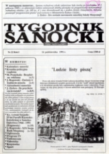 Tygodnik Sanocki, 1991, nr 21