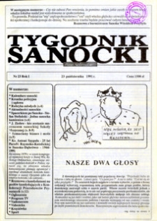 Tygodnik Sanocki, 1991, nr 23