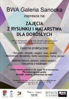 Zajęcia z rysunku i malarstwa dla dorosłych