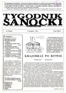 Tygodnik Sanocki, 1991. nr 25