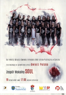 [Uwierz Polsko : premiera płyty Zespołu Wokalnego &bdquo;Soul&rdquo;]