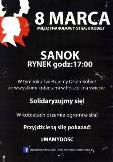 8 marca : Międzynarodowy Strajk Kobiet