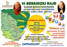 VI Beskidzki Rajd Śladami Dw&oacute;ch Kardynał&oacute;w : ks. Stefana Kard. Wyszyńskiego i ks. Karola Kard. Wojtyły