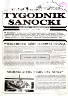Tygodnik Sanocki, 1992, nr 3
